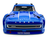 Arrma INFRACTION 4x4 223s BLX - Body Shell (Blue/Red painted decaled trimmed ARA4315V4