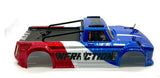 Arrma INFRACTION 4x4 223s BLX - Body Shell (Blue/Red painted decaled trimmed ARA4315V4