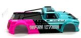 Arrma INFRACTION 4x4 223s BLX - Body Shell (Teal/Pink painted decaled trimmed ARA4315V4