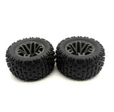 Arrma GRANITE 4x4 3s BLX - SET OF 2 TIRES & Wheels (tyres rims DBoots Fortress ARA4302V3
