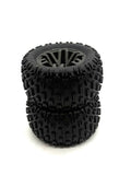 Arrma GRANITE 4x4 3s BLX - SET OF 2 TIRES & Wheels (tyres rims DBoots Fortress ARA4302V3