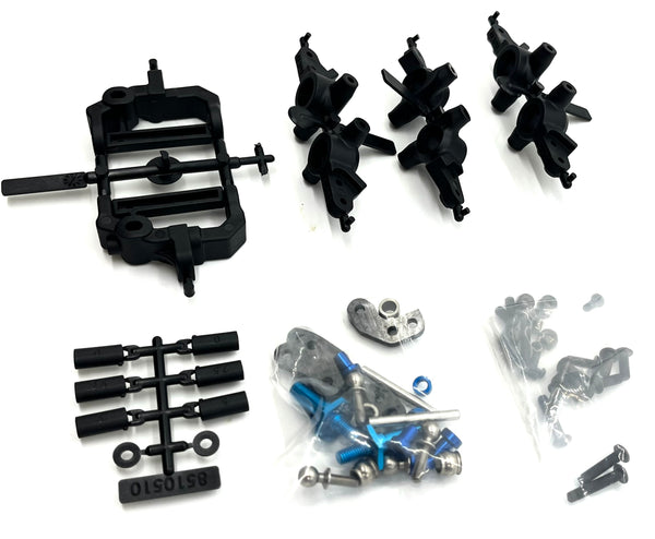 Associated RC10B7D BAG 3 - BLOCKS, caster and steering, axles and bear ...