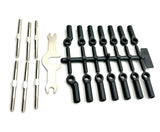 Associated RC10B7D BAG 8 - TURNBUCKLES camber and steering link, rod ends ASC90042