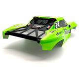 Arrma FURY 2wd - Body Shell (GREEN/Black painted clipless Mega ARA3221