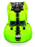 Arrma FURY 2wd - Body Shell (GREEN/Black painted clipless Mega ARA3221