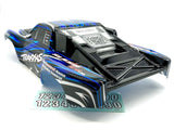 SLASH 4x4 VXL - BODY Shell (Blue Black clipless cover 68386-4