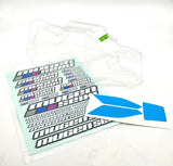 MBX8R CLEAR BODY shell cover (JConcepts S15 Light-weight E2031 MUGEN E2027
