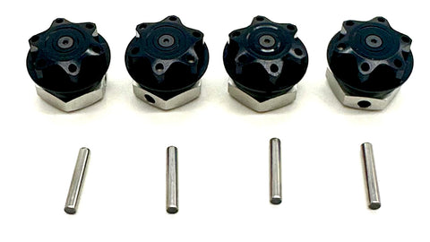 MBX8R Eco HEX NUTS (17mm wheel hubs & pins locking Flash Point Mugen seiki E2028