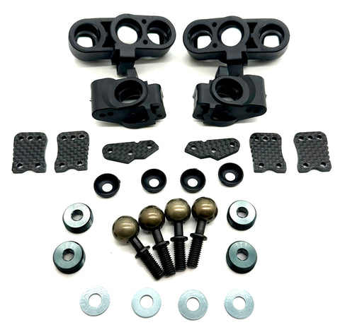 MBX8R FRONT & REAR UPRIGHTs (knuckles, hub carriers pillowball MUGEN E2027