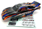 Rustler 2WD BL-2s BODY (Orange) cover shell painted clipless 37354-4