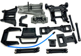 Rustler 2wd BL-2S Bumper, towers, push rods & Wheelie Bar Traxxas 37354-4