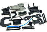 Rustler 2wd BL-2S Bumper, towers, push rods & Wheelie Bar Traxxas 37354-4