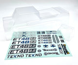 Tekno ET48 2.2 CLEAR BODY shell cover & Window Mask (TKR9645B)  TKR9605