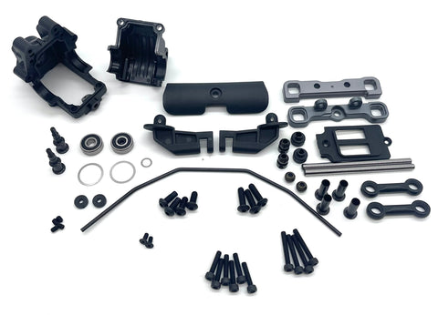 Tekno ET48 2.2 FRONT SUSPENSION (Bags C&G) (Sway bar, gear box, arm mounts TKR9605