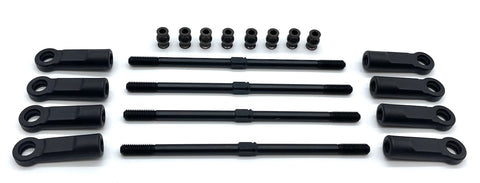 Tekno NT48 2.2 CAMBER LINKS front/rear (Bags G & I) turnbuckles, ball, rod ends TKR9401