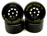 Losi Nascar Grom - Tires (Goodyear #1 Eagle Mounted Tires, Medium (4) LOS-3104T1