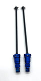 XRT Ultimate DRIVE Shafts (Frt or Rr 8s driveshafts & BLUE Stub Axles Traxxas 78097-4