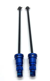 XRT Ultimate DRIVE Shafts (Frt or Rr 8s driveshafts & BLUE Stub Axles Traxxas 78097-4