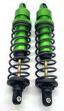 XRT Ultimate SHOCKS (GTX Alum Green-Anodized FRONT, Upgraded 7861g(2) Traxxas 78097-4