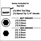 MIP Essentials GEN 2 Speedtip Tool Set with tool bag #5230S