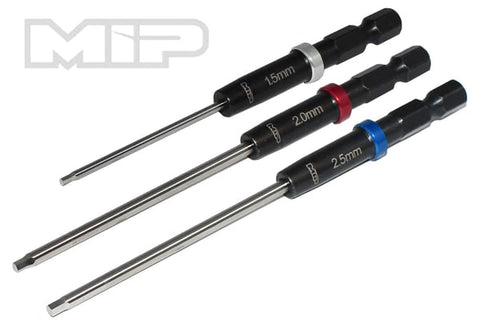 MIP Speed Tip™ Hex Driver Wrench Set Gen 2, Metric (3) 1.5mm, 2.0mm, & 2.5mm #9612