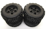 Arrma NOTORIOUS 6s V6 BLX - TIRES & Wheels (tyres rims DBoots Back-Flip MT ARA8611V6