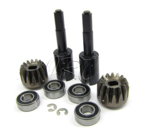 RS4 PINION Gears, bearings & Gear Shafts A559 A855 (HPI nitro 3 evo rtr 112619