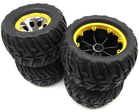 Mad Force Kruiser 2.0 VE WHEELS & TIRES factory glued (yellow set of 4 kyosho KYO30888b