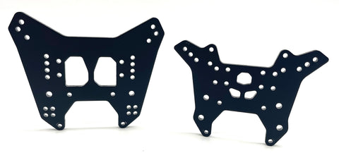 GPM Aluminum Rear Shock Tower For ARRMA 1/8 Typhon 6S BLX - 1PC Upgrade Part (Black)