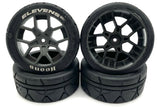 Arrma INFRACTION 4x4 3s BLX - TIRES & Wheels (Elevens tyres rims DBoots ARA4315V3