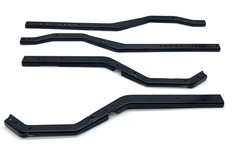 Splayed Frame Rails Axial SCX6 Trail Honcho FRAME RAIL SET Black (AXI251000) Steel AXI0500 ...