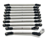 Axial SCX6 Trail Honcho LINKS, Camber links, Steering, w/rod ends & balls, stainless AXI05001