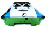 fits M41 Widebody Boat HULL & Hatch catamaran DCB Green Blue Painted 57046-4
