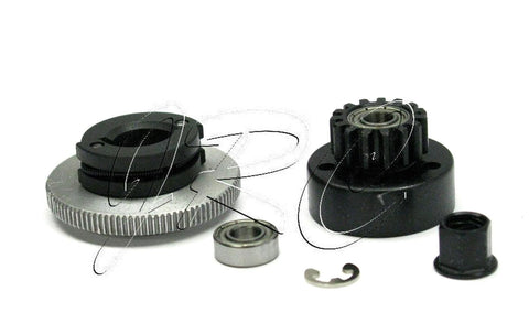 Nitro Revo 3.3 CLUTCH bell, GEAR with MAGNET (14t, flywheel nut 53097-3