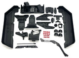 Team Corally ASUGA XTR - Side Guards, Battery Tray, Braces, Bumpers, Mounts C-00288