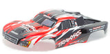 Slayer PRO 4x4 BODY shell, RED (15) Prographix cover & Decals Nitro 59076-3