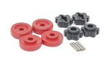 1/10 MAXX Wheel Hubs, (RED washer) 17mm Splined, hex pins Traxxas 89076-4