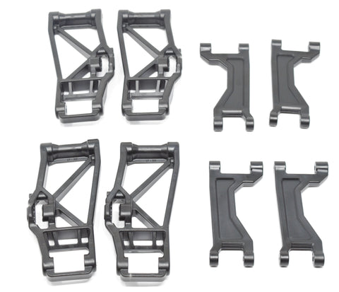 1/10 MAXX A-ARMS (Suspension black Front Rear Upper Lower Traxxas 89076-4