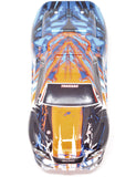 1/16 E-revo BODY, Orange Blue (Shell cover factory painted Traxxas 71054-1