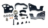 HB Racing D2 - Gearbox Set, motor mount, gears (G-2, G-3) evo 204240