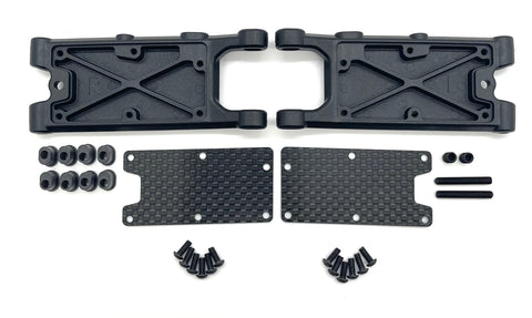 HB Racing D2 - Rear A-Arms & Carbon Covers, Evo (E-2) 204240