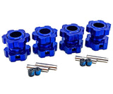 Fits SLEDGE - 17mm Hex Hubs BLUE (nuts Wheel hubs pins screws Traxxas 95096-4