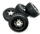 fits SLASH 4x4 VXL - TIRES & Wheels (BF Goodrich mud terrain Tyres 68086-4