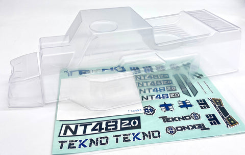 Tekno NT48 CLEAR BODY shell cover & Window Mask (TKR9445B) TKR9400