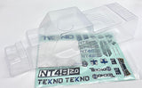 Tekno NT48 CLEAR BODY shell cover & Window Mask (TKR9445B) TKR9400
