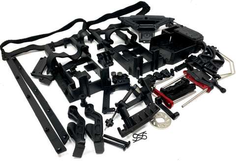 thumbnail image 2 of GM Carbon Fiber Battery Tray For Arrma Infraction 6s BLX V1/V2 & Limitless 6s - 1/6 & 1/8 Scale RC 2 of 6