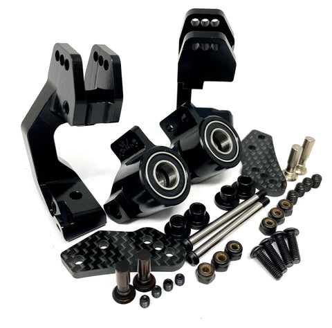 Hot Bodies D819rs - FRONT HUBS caster blocks v4 steering pins D817 204580 Buggy