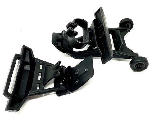 REAR DUAL WHEEL Bar Wheelie Bar Bumper for HPI Baja 5B 5T Rovan King REAR DUAL WHEEL Bar Wheelie Bar Bumper for HPI Baja 5B 5T Rovan King