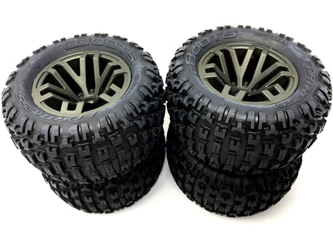 Arrma GRANITE 4x4 3s BLX - TIRES & Wheels (tyres rims DBoots