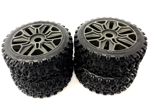 Arrma TYPHON 4x4 3s BLX - TIRES & Wheels (tyres rims DBoots 2HO ARA4306V3